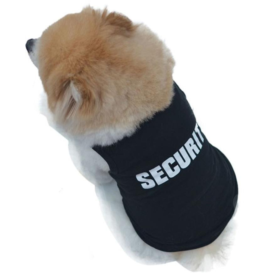 Security Dog TShirt I Love Furry Creatures