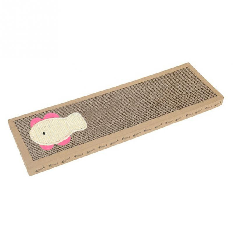 Corrugated Safe Card Board Scratcher Toy I Love Furry Creatures