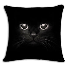 Cat Square Decorative Cotton / Linen Pillowcase 18x18 inches