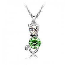 Austria Crystal Cat Necklace