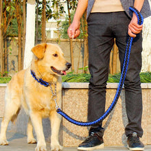 High Quality Color Collar Braided Rope Dog Leashes Pet