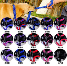 High Quality Color Collar Braided Rope Dog Leashes Pet