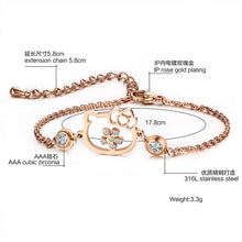 Rose Gold Plated Cat Bracelet