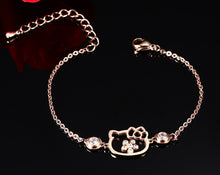 Rose Gold Plated Cat Bracelet