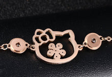 Rose Gold Plated Cat Bracelet