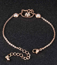 Rose Gold Plated Cat Bracelet