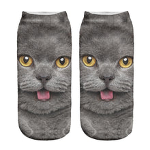 Cat Print Ankle Socks (1 Pair)