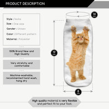 Cat Print Ankle Socks (1 Pair)