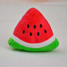 Plush Puppy Chew Squeaky Fruit & Vegetable Toys