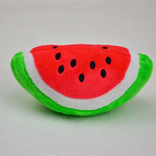 Plush Puppy Chew Squeaky Fruit & Vegetable Toys