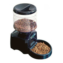 5.5L Automatic Pet Feeder with Voice Message Recording and LCD Screen Large Smart Dogs Cats Food Bowl Dispenser Black