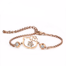 Rose Gold Plated Cat Bracelet