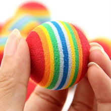 Colorful Cat Soft Foam Rainbow Balls (6Pcs)
