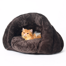 Warm Half Cover Cat Beds
