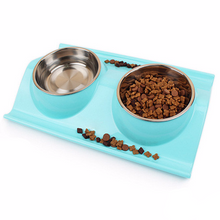 High Quality ECO-Friendly Material Cat Splash-proof Water and Food Storage Bowl