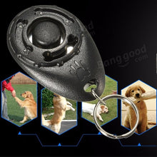 Black Pet Dog Puppy Click Clicker Training Trainer Obedience Aid Teaching Tool
