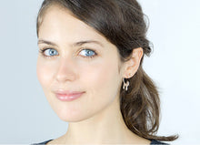 925 Sterling Silver Cute Long tailed Cat Earrings
