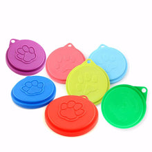 Pet Dog Cat Food Cap Bottle Capsule Container Cover Lid Pet Tin Plastic Reusable Storage Cap Top 88m