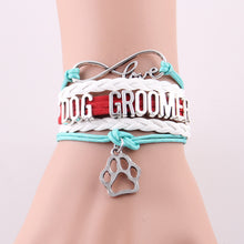 Infinity Love Dog Groomer Bracelet