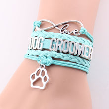 Infinity Love Dog Groomer Bracelet