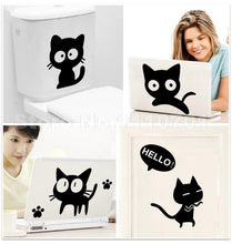 Cartoon Black Cat DIY Vinyl Wall Stickers