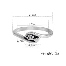 Close To My Heart Ring for Kitty Cat Paw Ring