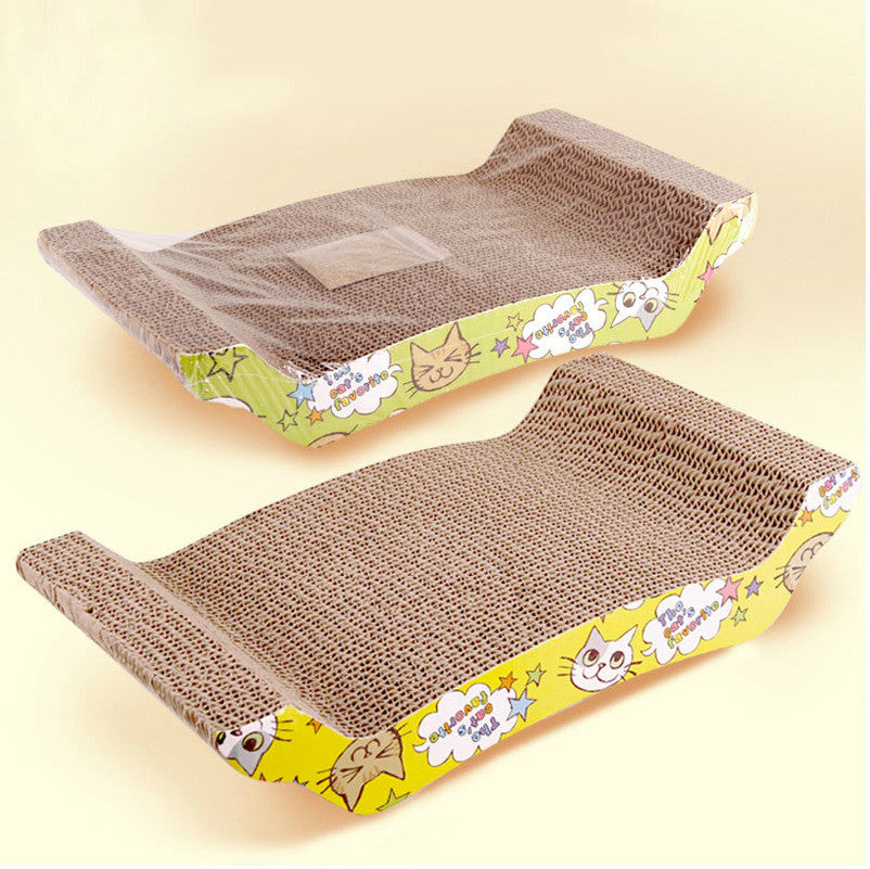 Corrugated Paper Pet Cat Kitten Scratch Scratcher Seize Catch Board Pad Bed Cat Scratch Board Protect Paw