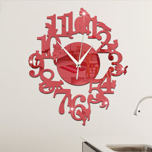 Cat Numbers Clock