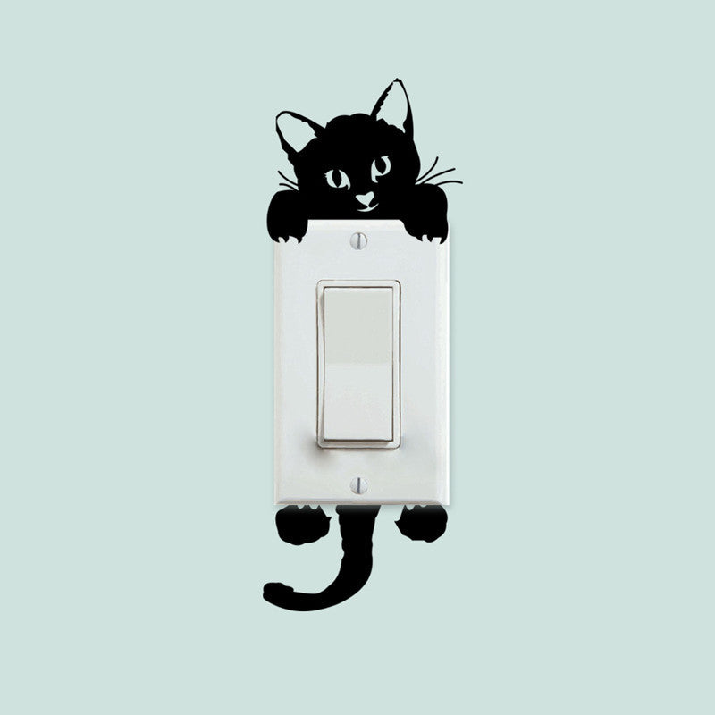 DIY Funny Cute Cat Light Switch Stickers (Buy 4 get 1 Free + Free Shipping)