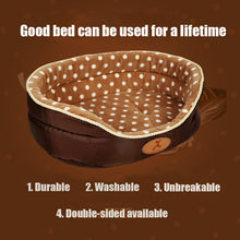 Double Sided Soft Fleece Dog Bed Sofa