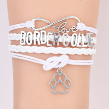 Infinity Love Border Collie Bracelet