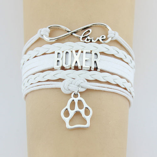 Infinity Love Boxer Bracelet