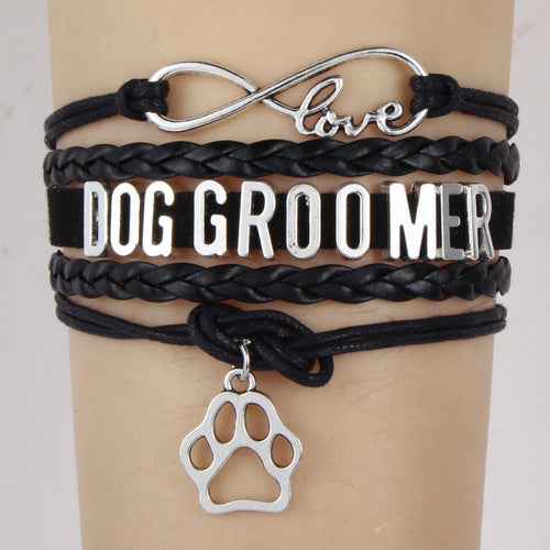 Infinity Love Dog Groomer Bracelet