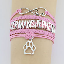 Infinity Love German Shepherd Bracelet
