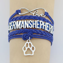 Infinity Love German Shepherd Bracelet
