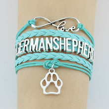 Infinity Love German Shepherd Bracelet