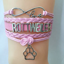 Infinity Love Rottweiler Bracelets