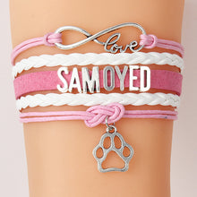 Infinity Love Samoyed Bracelet