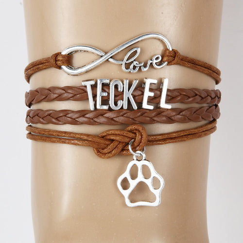 Infinity Love Teckel Bracelet