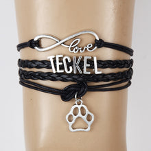 Infinity Love Teckel Bracelet