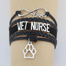 Infinity Love Vet Nurse Bracelet