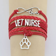 Infinity Love Vet Nurse Bracelet