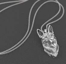 German Shepherd Pendant Necklace