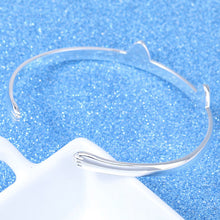 Silver Cat Ear Bracelet