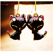 Black Cat Earrings