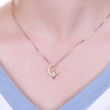 Cat in the Moon Pendant Necklace