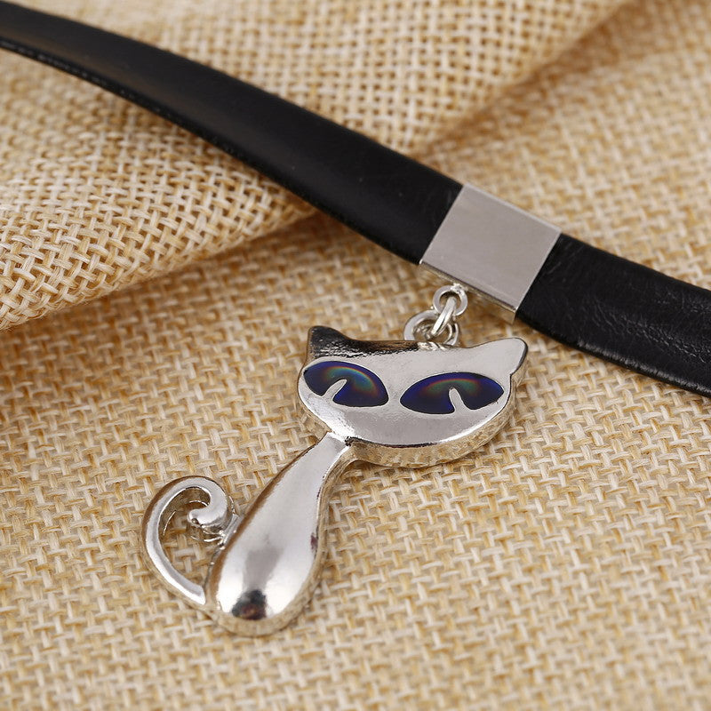 Cat Mood Necklace Choker