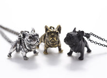 Vintage French Bulldog Pendant Necklace