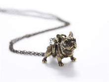 Vintage French Bulldog Pendant Necklace