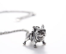 Vintage French Bulldog Pendant Necklace